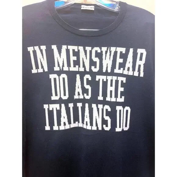 Caruso "In Menswear Do As The Italians Do" Sweater EU 54 - Picture 2 of 5